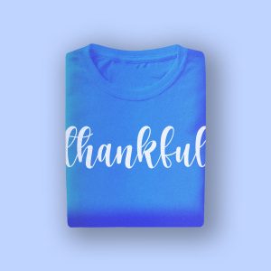Printed Tshirt Blue Color