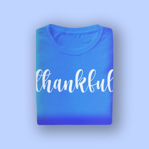 Printed Tshirt Blue Color