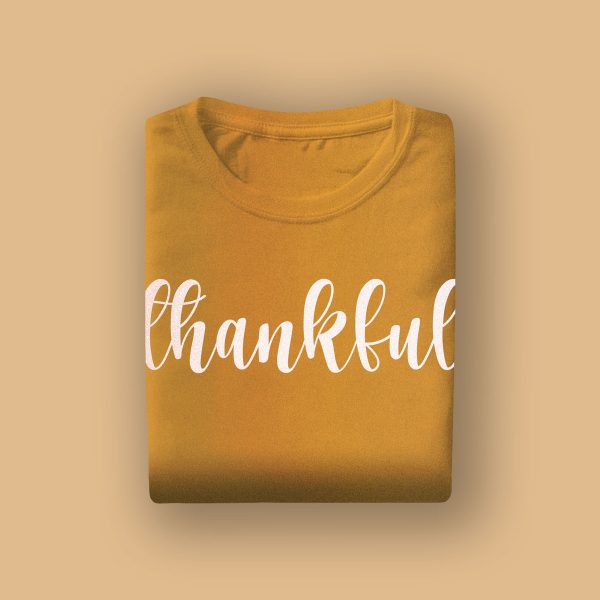 Typography Yellow Printed Tshirt